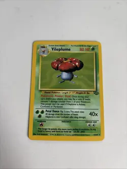 1999 Pokemon TCG Vileplume Jungle 15/64 Holo Unlimited Holo Rare - Image 1