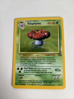 1999 Pokemon TCG Vileplume Jungle 15/64 Holo Unlimited Holo Rare - Image 4