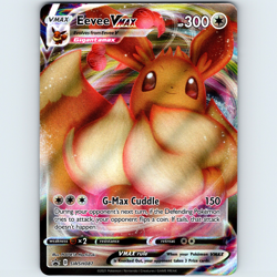 2021 Pokemon Eevee VMAX SWSH087 Full Art Black Star Promo Ultra Rare Holo - NM💎 - Image 1