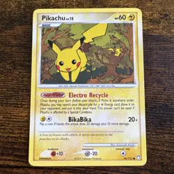 Pokemon 2007 Pikachu Diamond and Pearl Holo 94/123 Card - Image 1