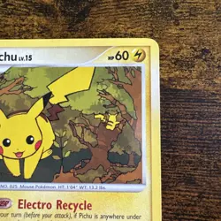 Pokemon 2007 Pikachu Diamond and Pearl Holo 94/123 Card - Image 2