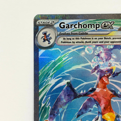 Pokemon TCG Garchomp EX 245/182 Paradox Rift Special Illustration Rare Card - Image 3