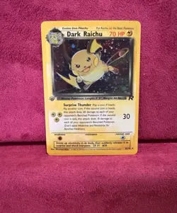 Pokemon Dark Raichu 83/82 Team Rocket 1st Edition *Fan Art Card* - Image 2