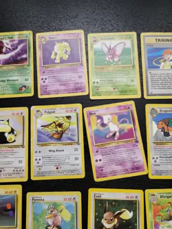 Alte Pokemon Karten Sammlung 40x Rare WotC 1. Edition Vintage - Played - Image 3