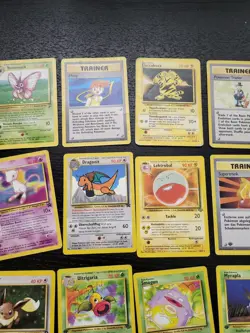 Alte Pokemon Karten Sammlung 40x Rare WotC 1. Edition Vintage - Played - Image 4