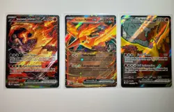 Pokemon Team Rocket's Moltres ALL 3 UPC Stamped PROMOS 229/182 208/182 031/182 - Image 1