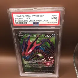 2020 Pokemon SWSH BSP Eternatus VMax Premium Collection PSA 9 - Image 1