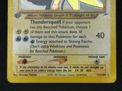 Pokemon Shining Raichu 1st Edition Neo Destiny 111/105 - Image 5