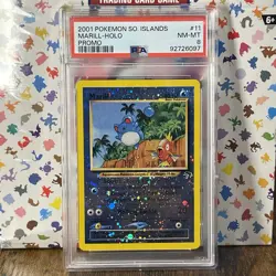 Marill 11/18 2001 Southern Islands PSA 8 Holo Pokemon Vintage WotC New Cert - Image 1