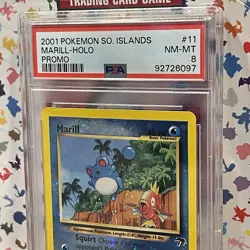 Marill 11/18 2001 Southern Islands PSA 8 Holo Pokemon Vintage WotC New Cert - Image 3