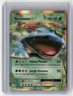 2016 Pokemon XY - Evolutions Ultra Rare Holo Venusaur EX #1/108 - Image 1