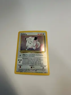 Clefairy Holo Base Set Pokemon 5/102 Rare WOTC English Near Mint - Image 1