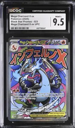 Pokemon Mega Charizard X ex 023 Ultra Rare Promo - CGC 9.5 - Image 1