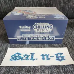 Pokemon Center Exclusive Chilling Reign ERROR Etbs 2x etbs & 2x blister packs - Image 5