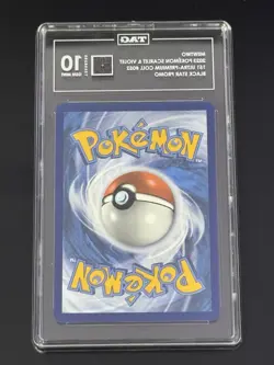 MEWTWO 2023 POKEMON Scarlet & Violet #052 Black Star Promo TAG GEM MINT 10 - Image 2