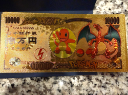 Pokemon 24kt Gold Foil Collectible Set Pikachu Ash Charizard w Cert | 0323 - Image 2