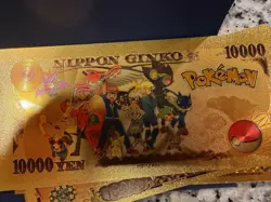 Pokemon 24kt Gold Foil Collectible Set Pikachu Ash Charizard w Cert | 0323 - Image 5
