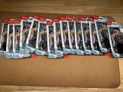 Lot Of 15 Pokemon Roaring Moon Promo Stellar Crown Premium Checklane Blister - Image 1
