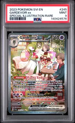 2023 POKEMON SVI EN-SCARLET & VIOLET #245 GARDEVOIR EX PSA 9 - Image 1
