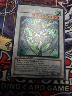 Stardust Dragon LP Secret Rare Limited Tin Edition CT05-EN001 Yugioh - Image 2