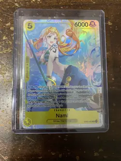 Nami (053) EB03-053 Extra Booster: One Piece Heroines Edition Foil VHTF RARE 2 - Image 1