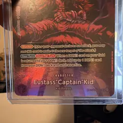 One Piece TCG Eustass "Captain"Kid Alt Art SP OP05-074 SR English 500 Years - Image 3
