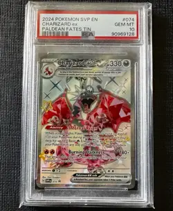 Pokemon TCG Charizard EX Scarlet & Violet Paldean Fates Promo Card #74 - Image 1