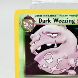 Pokemon Dark Weezing 14/82 Team Rocket Holo Rare Vintage Card LP+ - Image 2