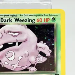 Pokemon Dark Weezing 14/82 Team Rocket Holo Rare Vintage Card LP+ - Image 3