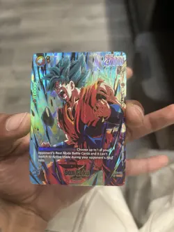 Dragon Ball Super Card Game Son Goku FB02-119 SR Foil alt art Battle Card - Image 1