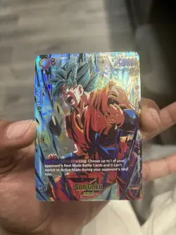 Dragon Ball Super Card Game Son Goku FB02-119 SR Foil alt art Battle Card - Image 4