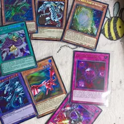 Konami Yu-Gi-Oh! TCG Card Lot Blue-Eyes White Dragon, Ancient Fairy Dragon, Fus… - Image 3