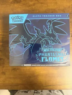 Pokemon TCG Phantasmal Flames Elite Trainer Box ETB Sealed Pokemon Cards - Image 1