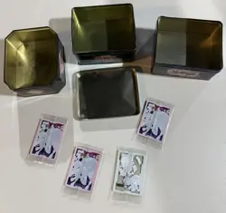 VTG Konami Yu-Gi-Oh! Joey Wheeler Collector Tin + 2 Others + 4 Lot Sealed Cards - Image 4