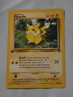 Pikachu First Edition 1999 Jungle Pokemon Card 60/64 - Image 1