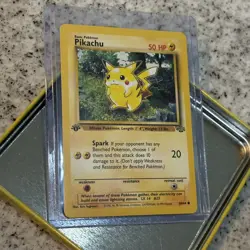1st Edition Pikachu 60/64 | WOTC Vintage Pokemon TCG Card | Jungle Set LP 💎💎💎 - Image 1
