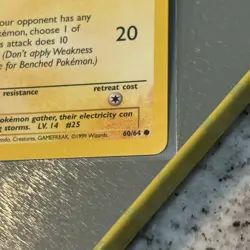 1st Edition Pikachu 60/64 | WOTC Vintage Pokemon TCG Card | Jungle Set LP 💎💎💎 - Image 5