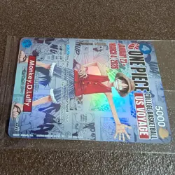 🔥🏀One Piece Monkey.D.Luffy US College Basketball Promo Card 🏀🔥 - Image 3