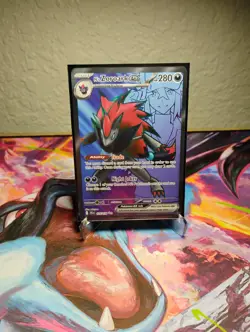 Pokemon N's Zoroark EX Ultra Rare Holo 175/159 HP280 Sv09 Journey Together Card - Image 1