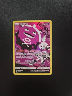 Pokemon Koffing Holo Secret Rare TCG Card Cosmic Eclipse 243/236 NM Condition - Image 1