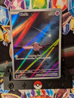 Pokemon Cards Cleffa 202/197 Obsidian Flames Illustration Rare | NM - Image 1