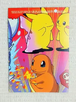 OFFICIAL POKEMON CARD TOPPS #EP39 JIGGLYPUFF Tv Animation Series Sticker Card - Image 2