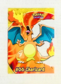 Topps Pokemon 2000 Charizard #06 Clear Card PC3 TV Animation Edition Blue Label - Image 4