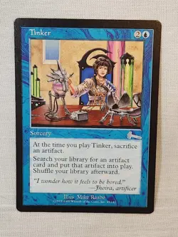 NM Tinker Urza's Legacy Mtg Magic the Gathering - Image 1