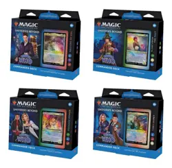 MAGIC THE GATHERING: UNIVERSES BEYOND: DOCTOR WHO COMMANDER DECK SET (4) NEW - Image 2