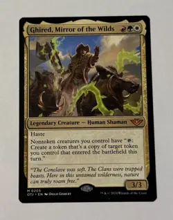 MTG Ghired, Mirror of the Wilds - Outlaws Of Thunder Junction LP - Image 1