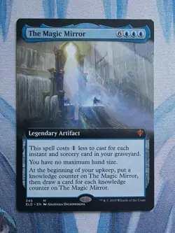 MTG The Magic Mirror (Extended Art) **NM** Throne of Eldraine - Image 1