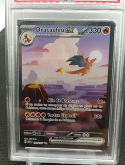 Dracaufeu 199/165 Psa 9 Carte Pokemon 151 Fr Alt - Image 3