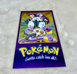 2000 Pokemon Topps Chrome TV Animation Edition Box Topper 3/5 Team Rocket Jumbo - Image 2