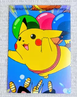 2000 Topps TV Animation Series 2 Arbok #24 4 Of 10 Sticker Puzzle Flying Pikachu - Image 2